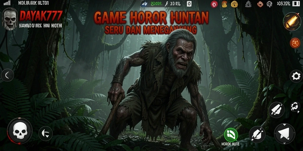 Tampilan antarmuka gameplay dari DAYAK777 yang menegangkan dan mengesankan.