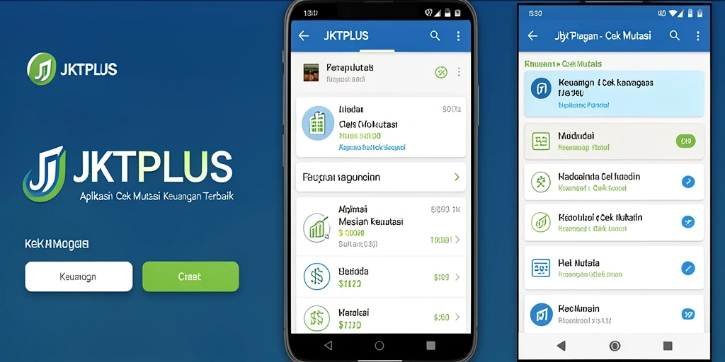 Antarmuka JKTPLUS menampilkan fungsi Cek Mutasi yang lengkap dan intuitif.