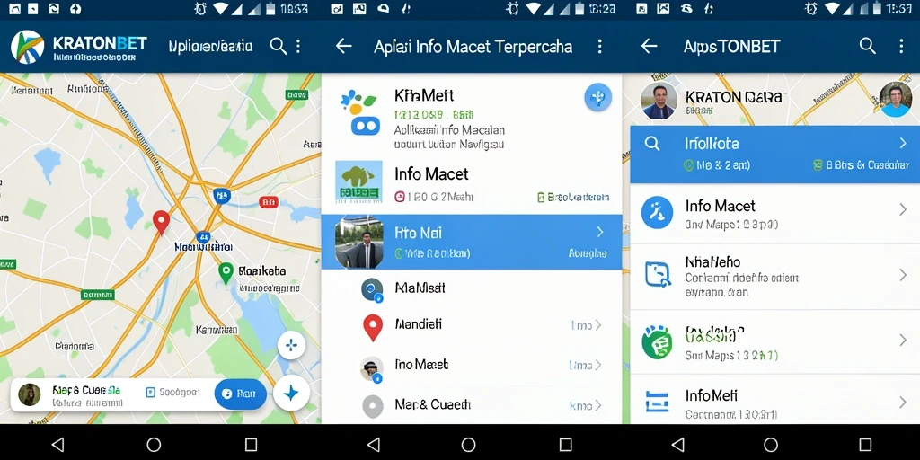 Tampilan antarmuka KRATONBET yang informatif dan interaktif