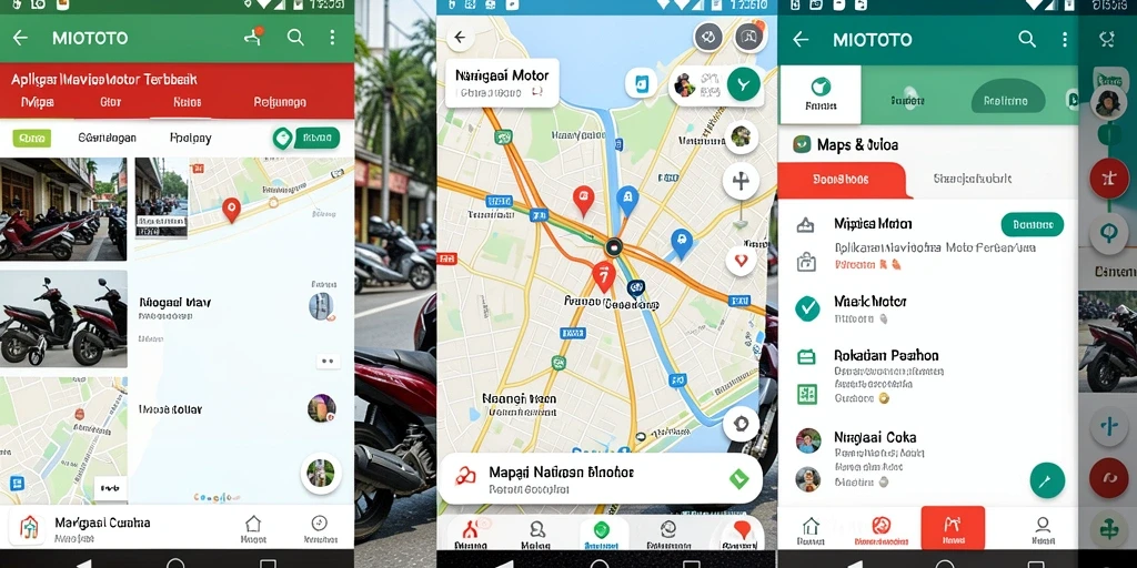 Tampilan antarmuka MIOTOTO menunjukan peta navigasi yang jelas dan informatif.