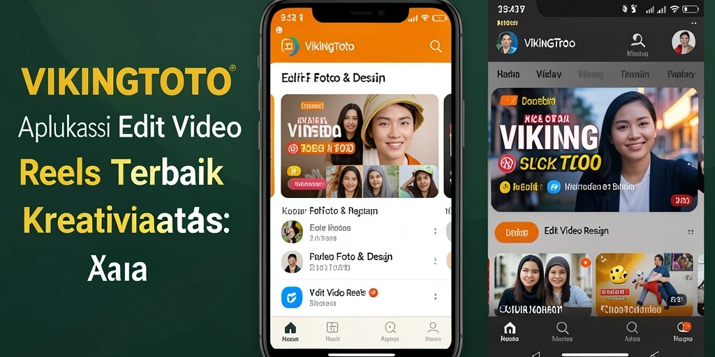 Antarmuka VIKINGTOTO yang intuitif untuk Edit Video Reels.