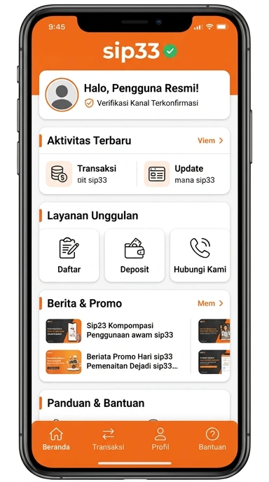 Kanal Resmi sip33 untuk Pengguna Android Indonesia